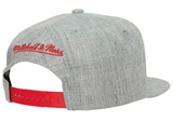 Los Angeles Clippers Gray Heathered 2.0 Mitchell & Ness Snapback Hat - Pro Jersey Sports