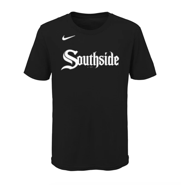 Youth Chicago White Sox Luis Robert Nike Black City Connect T-Shirt