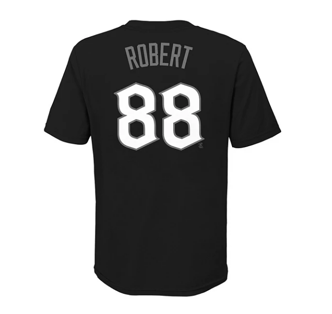 Youth Chicago White Sox Luis Robert Nike Black City Connect T-Shirt