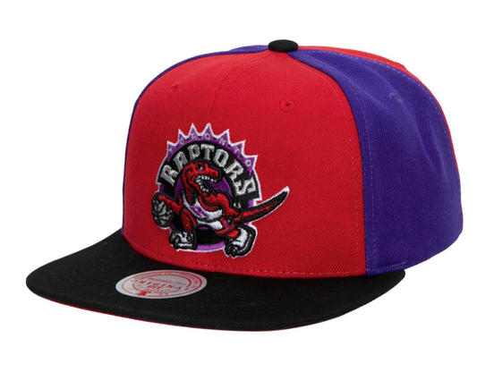 Toronto Raptors NBA On The Block Mitchell & Ness Snapback Hat