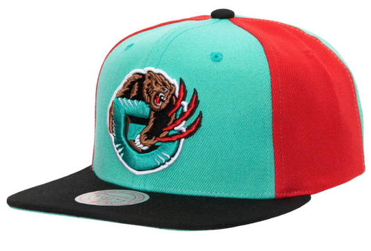 Vancouver Grizzlies NBA On The Block Mitchell & Ness Snapback Hat