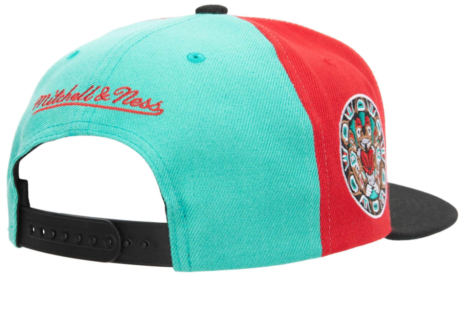 Vancouver Grizzlies NBA On The Block Mitchell & Ness Snapback Hat