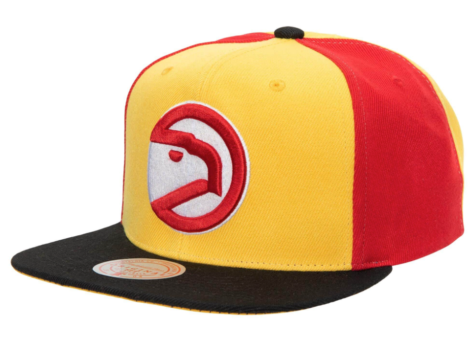 Atlanta Hawks NBA On The Block Mitchell & Ness Snapback Hat