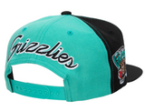 Vancouver Grizzlies NBA Rear Script Deadstock Mitchell & Ness Snapback Hat - Pro Jersey Sports