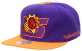 Phoenix Suns NBA Rear Script Deadstock Mitchell & Ness Snapback Hat - Pro Jersey Sports