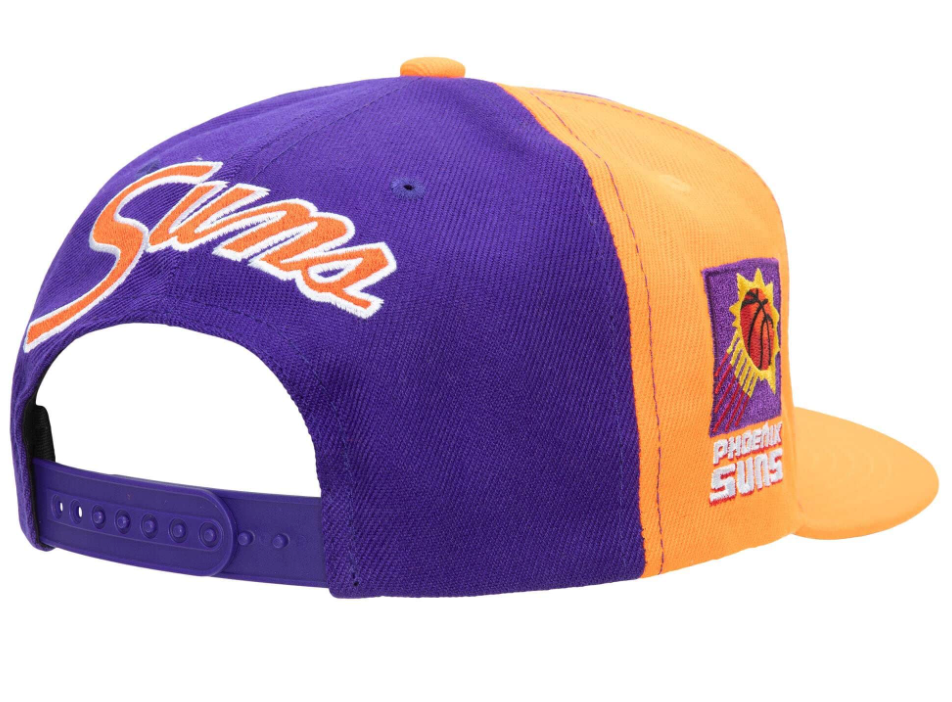 Phoenix Suns NBA Rear Script Deadstock Mitchell & Ness Snapback Hat