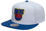 Men's New Jersey Nets Mitchell & Ness 50th Anniversary HWC Blue/White Snapback Hat - Pro Jersey Sports