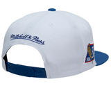 Men's New Jersey Nets Mitchell & Ness 50th Anniversary HWC Blue/White Snapback Hat - Pro Jersey Sports