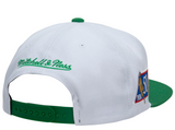 Men's Boston Celtics Mitchell & Ness 50th Anniversary HWC Green/White Snapback Hat - Pro Jersey Sports