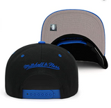 Men's Orlando Magic NBA Black Royality Mitchell & Ness Snapback Hat - Pro Jersey Sports