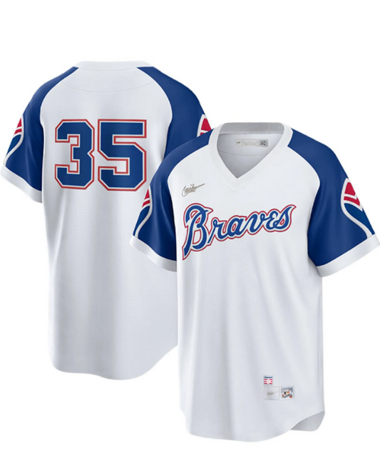 Nike Men's Atlanta Braves Phil Niekro Cooperstown Collection Home Replica Cool Base Jersey