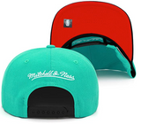 Men's Vancouver Grizzlies Mitchell & Ness Teal NBA Core Basic HWC Adjustable Snapback Hat - Pro Jersey Sports
