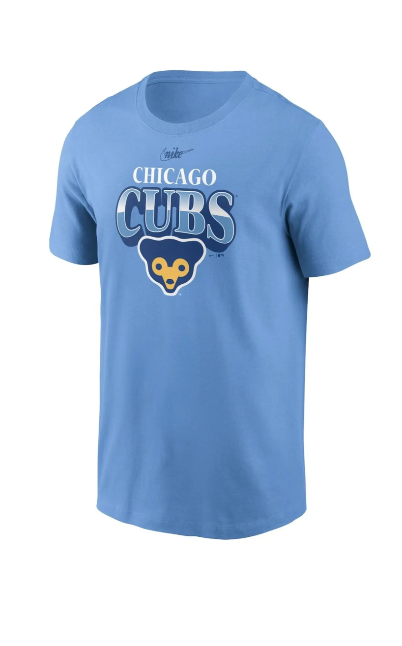 Men's Chicago Cubs Cooperstown Rewind Valor Blue T-Shirt