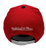 Men's Philadelphia 76ers NBA Cardinal Red 2 Tone HWC Mitchell & Ness Snapback Hat - Pro Jersey Sports