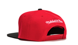 Atlanta Hawks NBA Basic Core  HWC Red/Black Mitchell & Ness Snapback Hat - Pro Jersey Sports