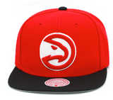 Atlanta Hawks NBA Basic Core  HWC Red/Black Mitchell & Ness Snapback Hat - Pro Jersey Sports