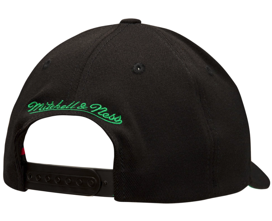 Men's Seattle Supersonics NBA Core Basic Black HWC Mitchell & Ness Snapback Hat