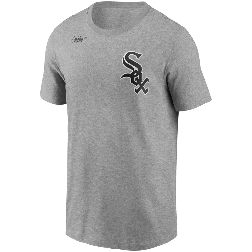 Men's Nike Frank Thomas Gray Chicago White Sox Cooperstown Collection Name & Number T-Shirt