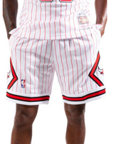 Men's Mitchell & Ness Chicago Bulls Hardwood Classic White Reload Swingman Shorts - Pro Jersey Sports