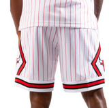 Men's Mitchell & Ness Chicago Bulls Hardwood Classic White Reload Swingman Shorts - Pro Jersey Sports