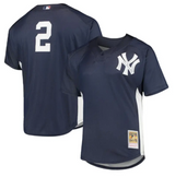 Men's Derek Jeter New York Yankees Mitchell & Ness Navy 2009 Authentic Batting Practice Jersey - Pro Jersey Sports