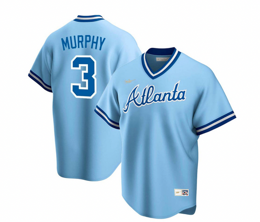Men's Nike Dale Murphy Atlanta Braves Blue Cooperstown Collection Player Jersey - Pro Jersey Sports