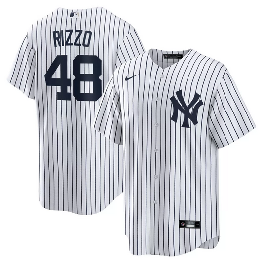 Men's Nike Anthony Rizzo White New York Yankees Home Official Replica Player Jersey