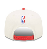 Chicago Bulls New Era 2022 NBA Draft 9FIFTY Snapback Adjustable Hat - Cream/Red - Pro Jersey Sports
