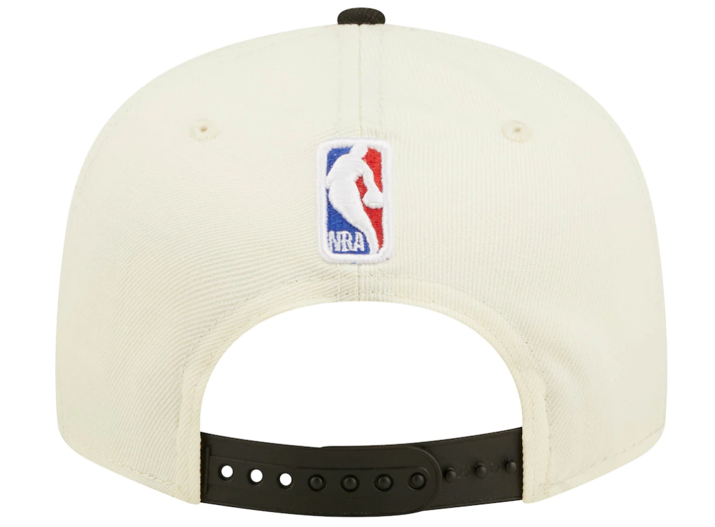 Portland Trail Blazers New Era 2022 NBA Draft 9FIFTY Snapback Adjustable Hat - Cream/Blue