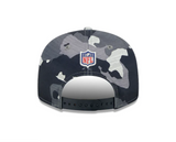 Men's Las Vegas Raiders New Era Camo 2022 NFL Training Camp Official 9FIFTY Snapback Adjustable Hat - Pro Jersey Sports