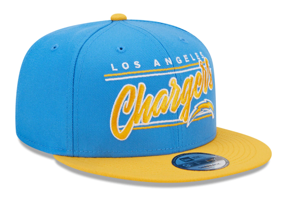 Los Angeles Chargers New Era Team Script 2 Tone 9FIFTY Snapback Hat