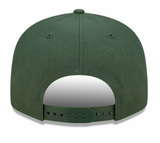Mens Green Bay Packers New Era Green Script 9FIFTY Snapback Hat - Pro Jersey Sports