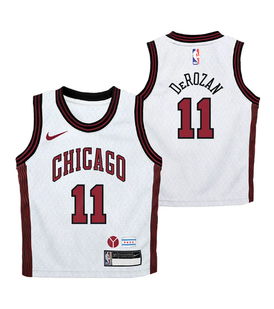 Toddler DeMar DeRozan Chicago Bulls 2022-23 City Edition Nike Replica Jersey