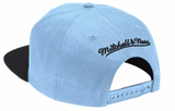 Men's Charlotte Hornets Mitchell & Ness NBA University Away 2 Tone HWC Snapback Hat - Pro Jersey Sports