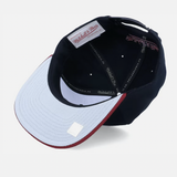 Men's Miami Heat Mitchell & Ness NBA Core Basic Black/Maroon Snapback Hat - Pro Jersey Sports