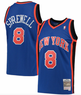 Men's Mitchell & Ness Latrell Sprewell Blue New York Knicks Hardwood Classics 1998-99 Swingman Jersey - Pro Jersey Sports