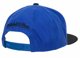 Men's Mitchell & Ness Orlando Magic Blue/Black 2-Tone 2.0 Snapback Adjustable Hat - Pro Jersey Sports