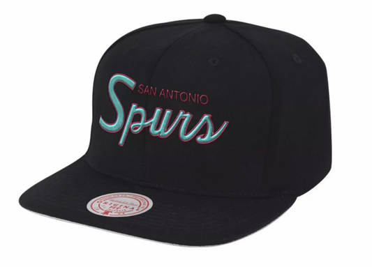 Men's San Antonio Spurs Mitchell & Ness Champ Year Trophy Snapback Hat