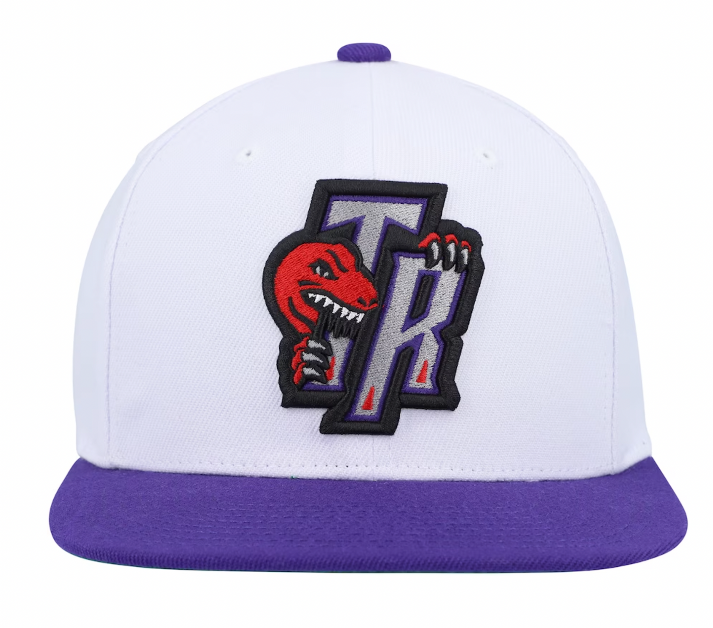 Men's Mitchell & Ness Toronto Raptors HWC White/Purple Adjustable Snapback Hat
