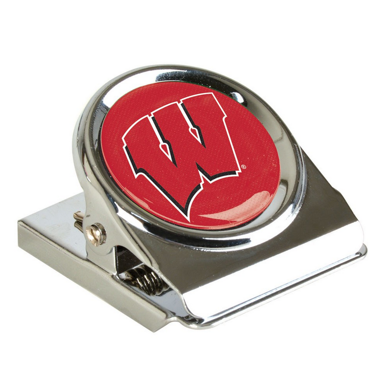 Wisconsin Badgers Metal Magnet Clip - Pro Jersey Sports