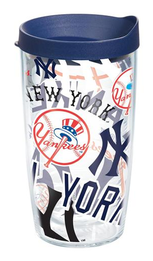 New York Yankees All Over Print 16 oz. Tervis Tumbler - Pro Jersey Sports