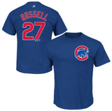Addison Russell Chicago Cubs Child Player Tee By Majestic - Pro Jersey Sports