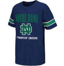 Notre Dame Fighting Irish Youth Free Agent Tee By Colosseum Athletics - Pro Jersey Sports