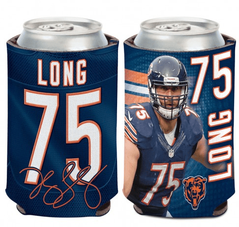 Kyle Long Chicago Bears 12 oz. Can Coozie By Wincraft - Pro Jersey Sports