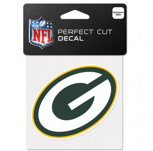 Green Bay Packers 4X4 Perfect Cut Decal - Pro Jersey Sports