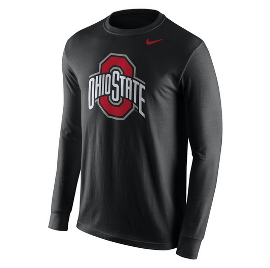 Ohio State Buckeyes Long Sleeve Nike Tee - Pro Jersey Sports