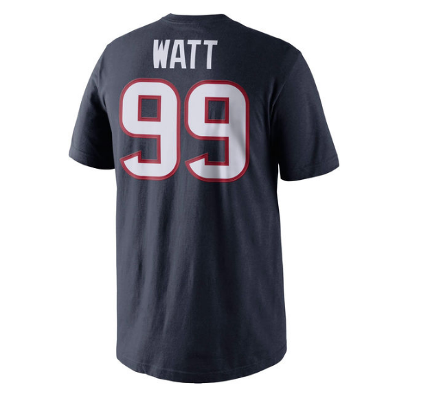 Youth J.J. Watt Houston Texans Nike Player Name & Number T-Shirt - Pro Jersey Sports - 2