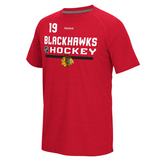 Men's Chicago Blackhawks Jonathan Toews Red Freeze Speedwick Name & Number T-Shirt - Pro Jersey Sports
