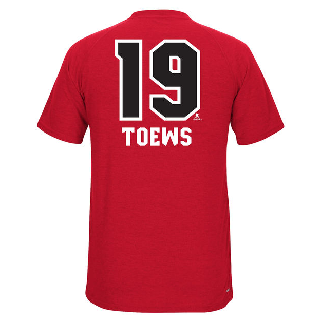 Youth Chicago Blackhawks Jonathan Toews Reebok Red Freeze Speedwick Name & Number T-Shirt - Pro Jersey Sports - 2