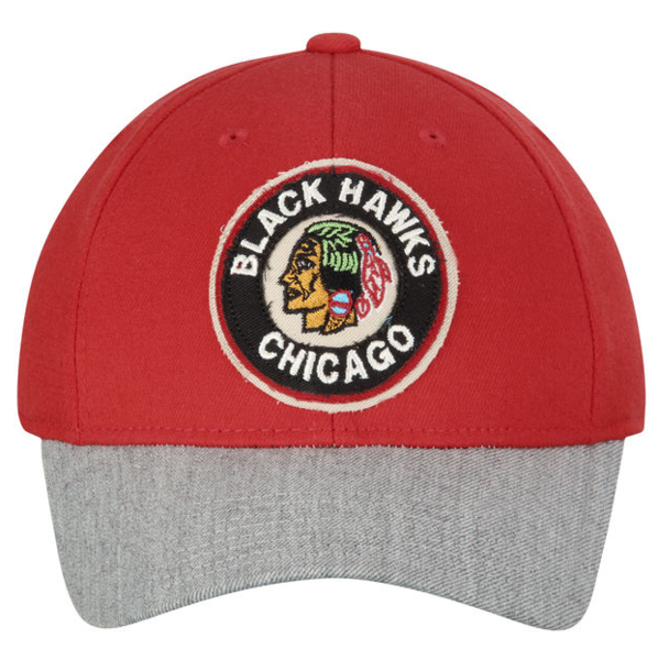 Men's Chicago Blackhawks Reebok Red CCM Structured Flex Hat